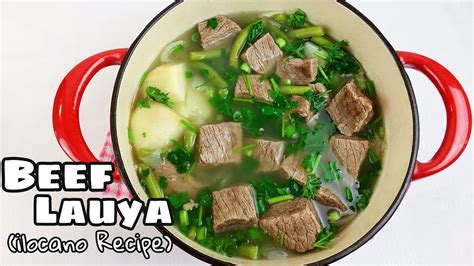 How To Cook The Best Beef Lauya .